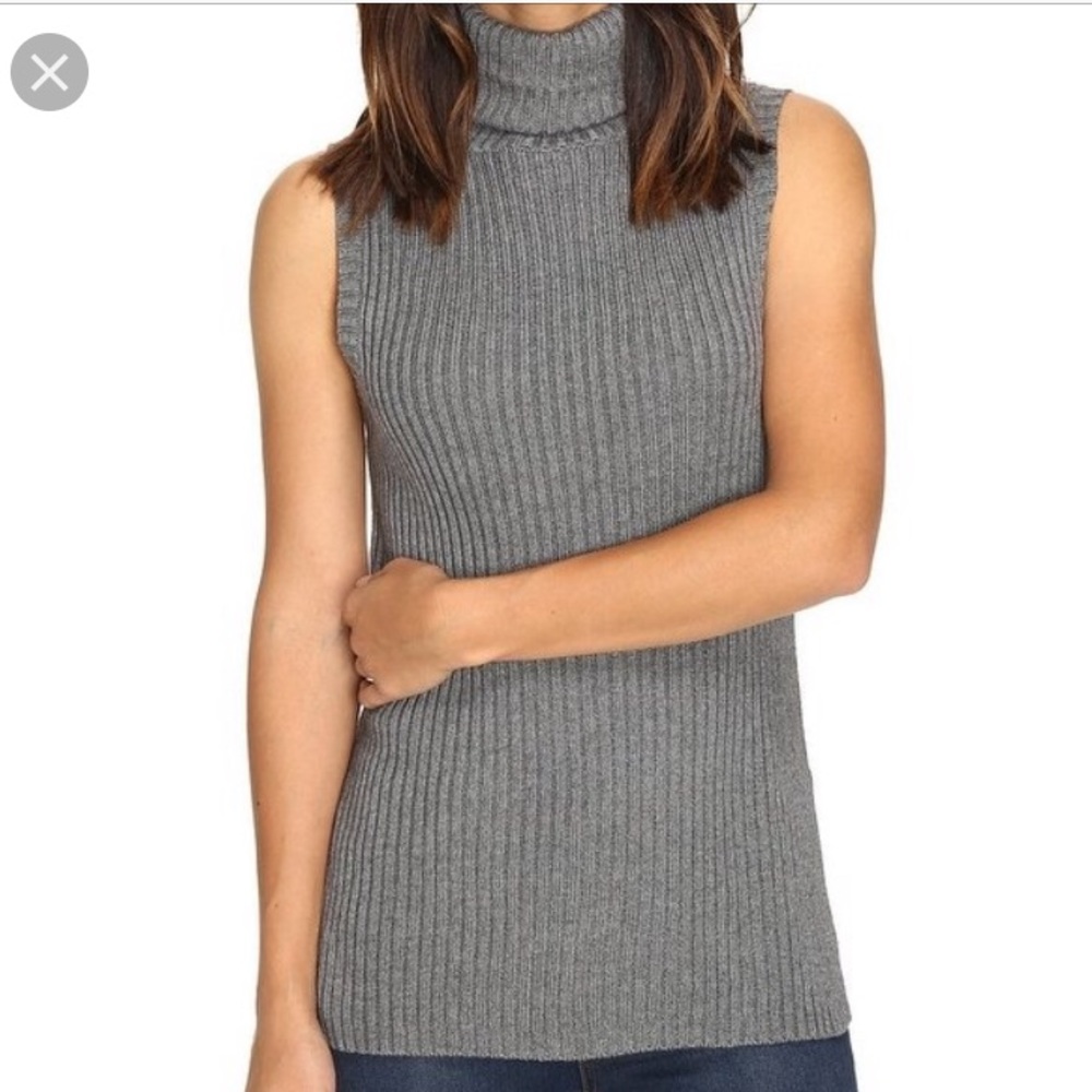 COPY - Kensie Knit Sleeveless Turtleneck Sweater
